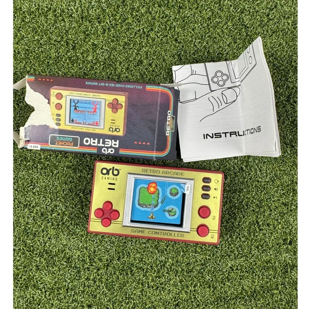 ORB Retro Arcade Pocket Handheld Game Console‎ 150+ 8-Bit Games Tested